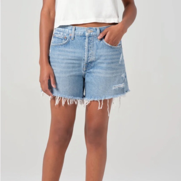 Agolde Pants - Agolde Parker Long Shorts Swapmeet